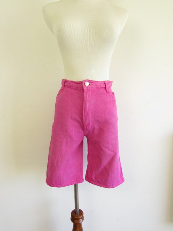 Vintage Pink Shorts 1980s 1990s Carbon Copies Fade
