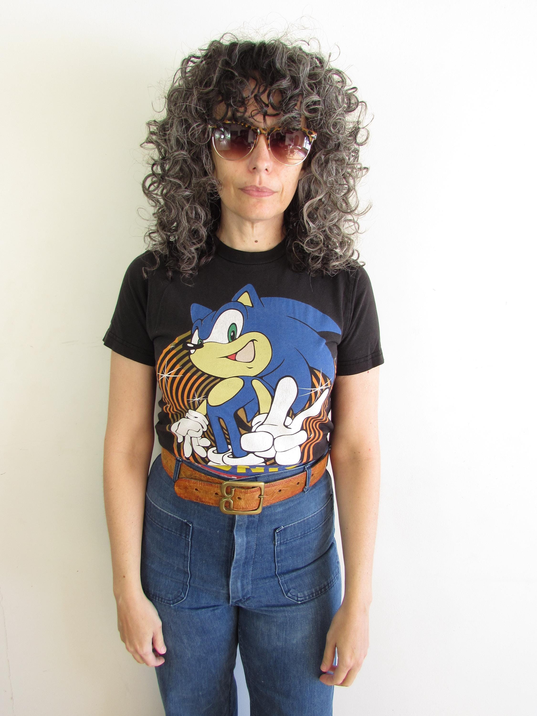 Vintage Y2K Sonic the Hedgehog 2 T-shirt: Distressed Sega Genesis