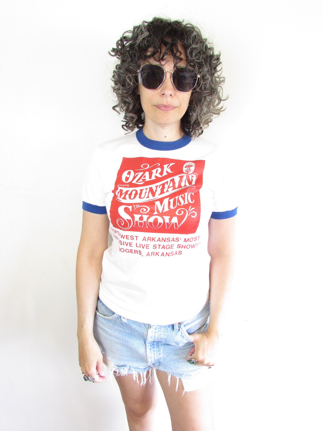 Vintage Ozark Mountain Music Show T Shirt 1980s Jerzees Live Stage Show ...