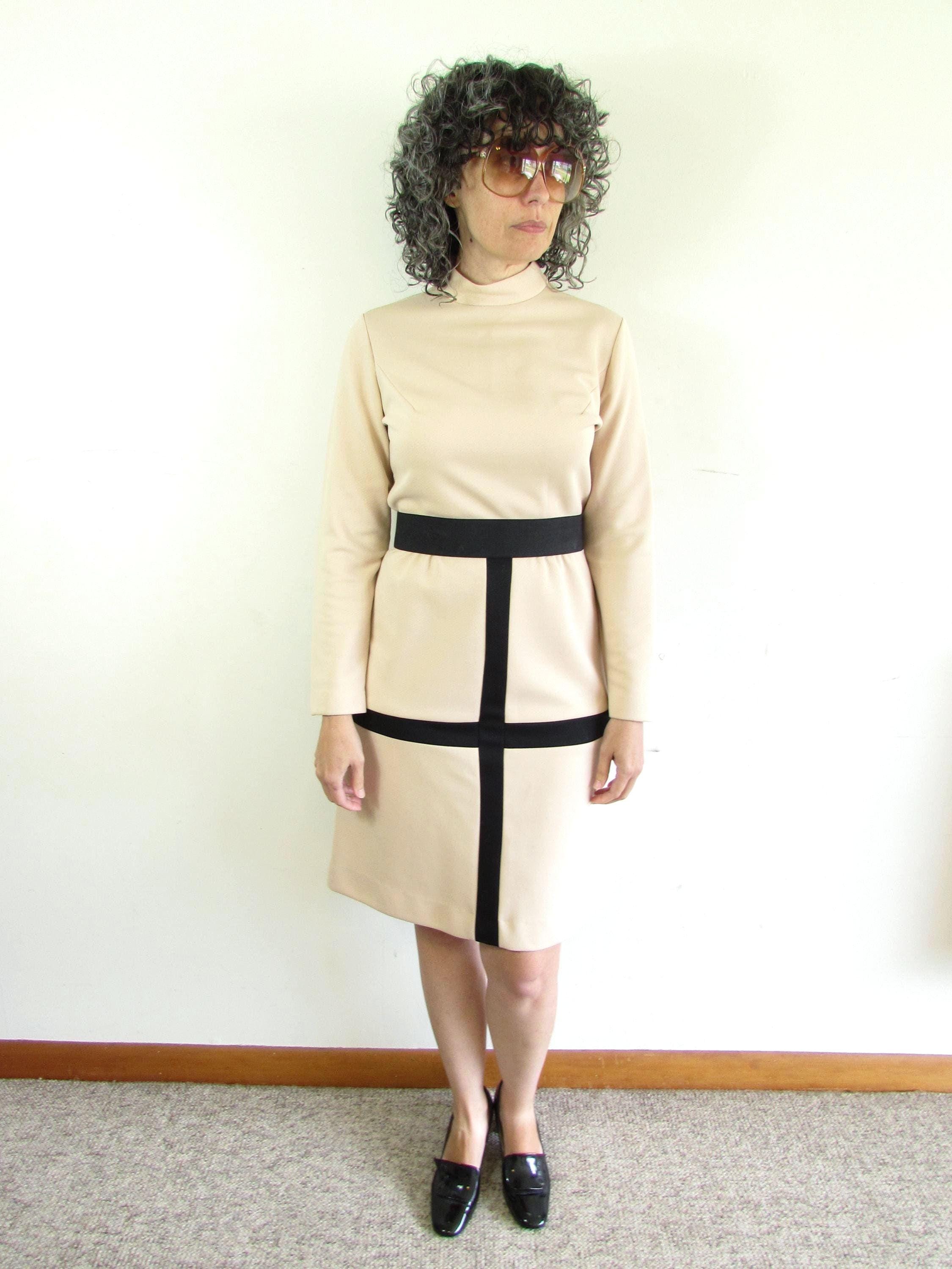 Veste Et écharpe Vintage Femme Bleeker Street Années 60 - Très Bon état - Taille Non Précisée