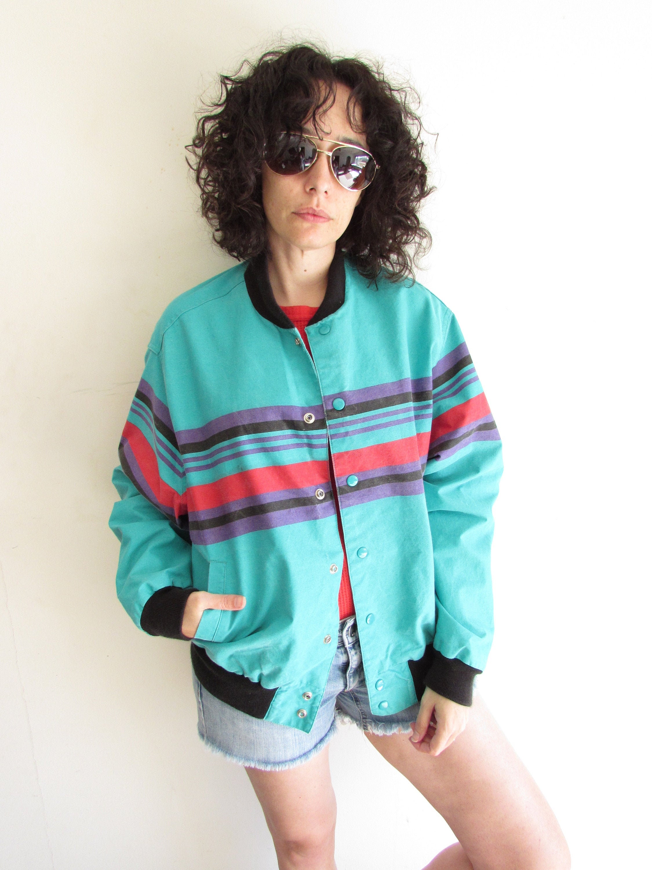 Vintage Wrangler Brushpopper Jacket 80s 90s Teal Western - Etsy Vintage Wrangler Brushpopper Jacket 80s 90s Teal Western - Etsy