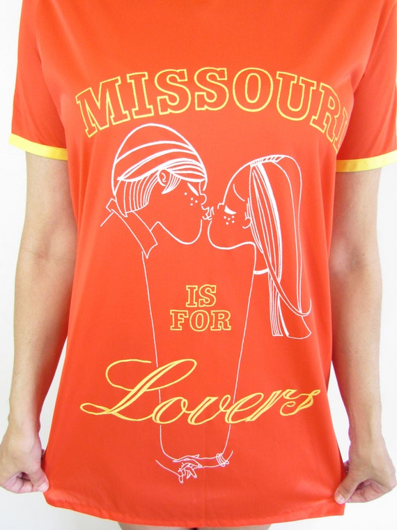 Vintage Missouri Is For Lovers Nightgown 1960s 19… - image 5