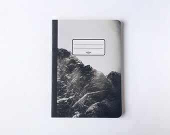 Black Mountain Notebook - Journal - Sketchbook - Blank pages - Lined pages