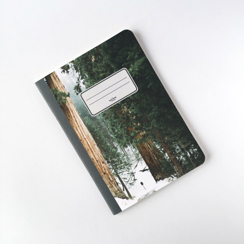 Oaks Notebook Journal Sketchbook Blank Pages Lined Etsy