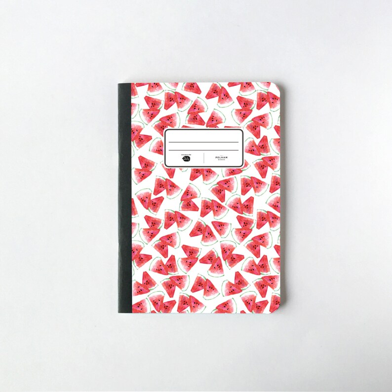 Cuaderno Sandias Libreta Hojas blancas Hojas de Etsy España