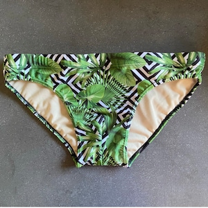 Men&#39;s Geometric Palm Swim Briefs, Men&#39;s Swimwear