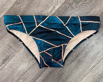 Men's Emerald Geometric Swim Brief, Men's Swimwear