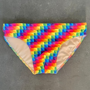 Men&#39;s Rainbow Blocks Swim Brief, Men&#39;s Swimwear