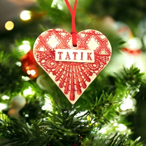 Tatik Ornament, Armenian Grandmother, Tatik Birthday, Grandparent Gift, Christmas Decor, Mother&#39;s Day Gift, Armenian Gift, Stocking Stuffer