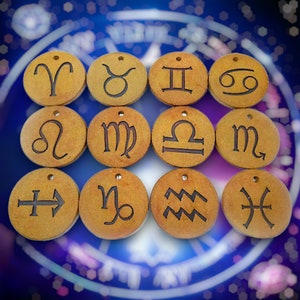 Zodiac Ornament, Horoscope Gift, Birthday Ornament, Sun Sign, Astrological Star Sign