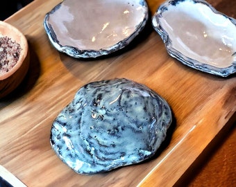 Oyster Shell Plates, Serving Shells, Appetizer Dish, Eastern Shore Decor, Seafood Restaurant