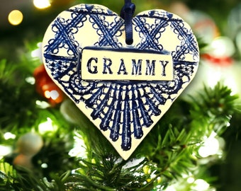 Grammy Ornament, Christmas Ornament, Grandmother To Be, Secret Santa Gift, Pregnancy Reveal, Stocking Stuffer