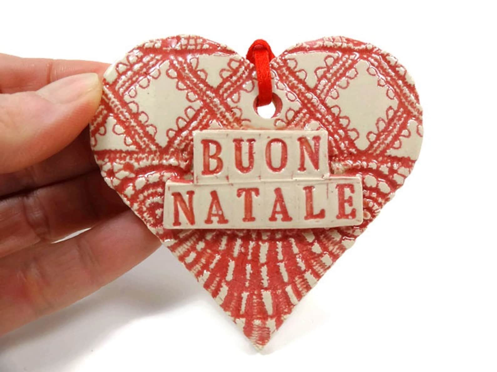 Buon Natale Ornament Italian Ornament Holiday Decor Italian - Etsy