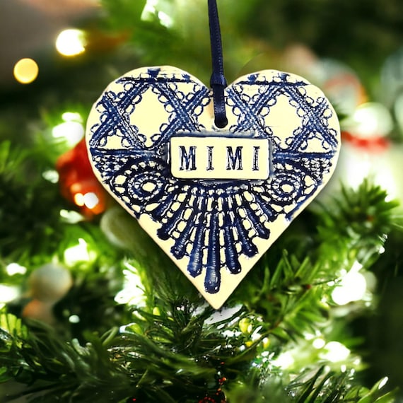 Mimi Ornament, Tree Ornament, Pregnancy Reveal, New Grandmother, Baby Announcement, Christmas Ornament, New Grandparent