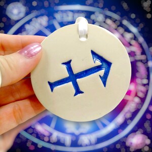 Sagittarius Zodiac Ornament, Astrological Sign, Horoscope Gift