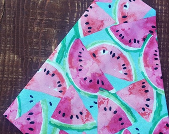 Watermelon BBQ Woof /& Mellon Summer Dog Bandana Over the Collar Picnic