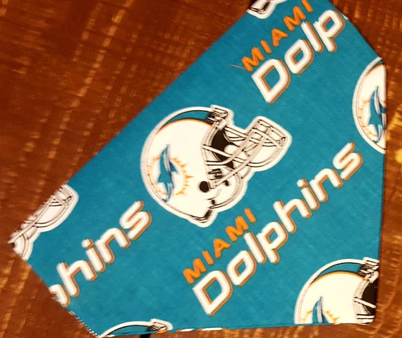miami dolphins dog bandana
