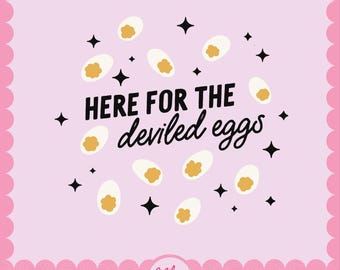 Deviled Eggs PNG | Sides Girl Thanksgiving PNG | Deviled Egg Slut File | Sublimation Design