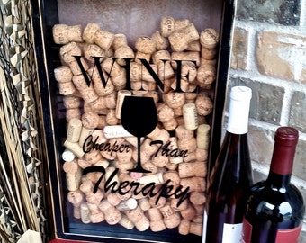 Wine Cork Display Holder Wedding Gift House Warming Shower Gift Bar Decor Gift for Him or Her