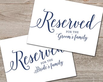 reserved signs etsy