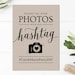 Wedding Hashtag Sign Printable Hashtag Sign for Wedding, Hashtag ...