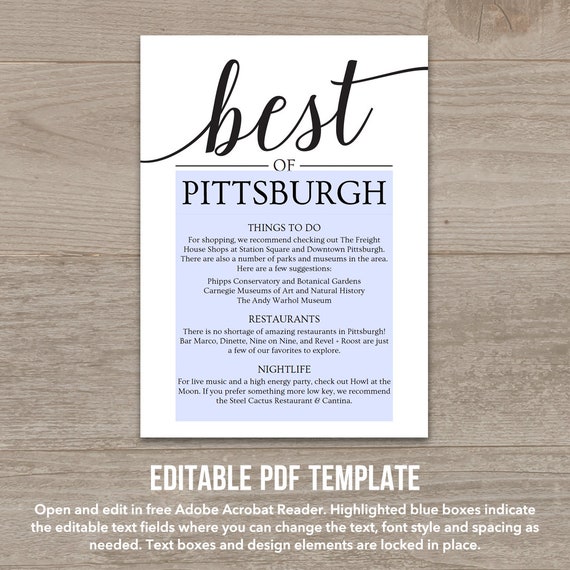 Things To Do Wedding Itinerary Template Destination Wedding Etsy