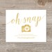 Wedding Hashtag Sign Printable, Oh Snap Wedding Sign Hashtag Printable ...