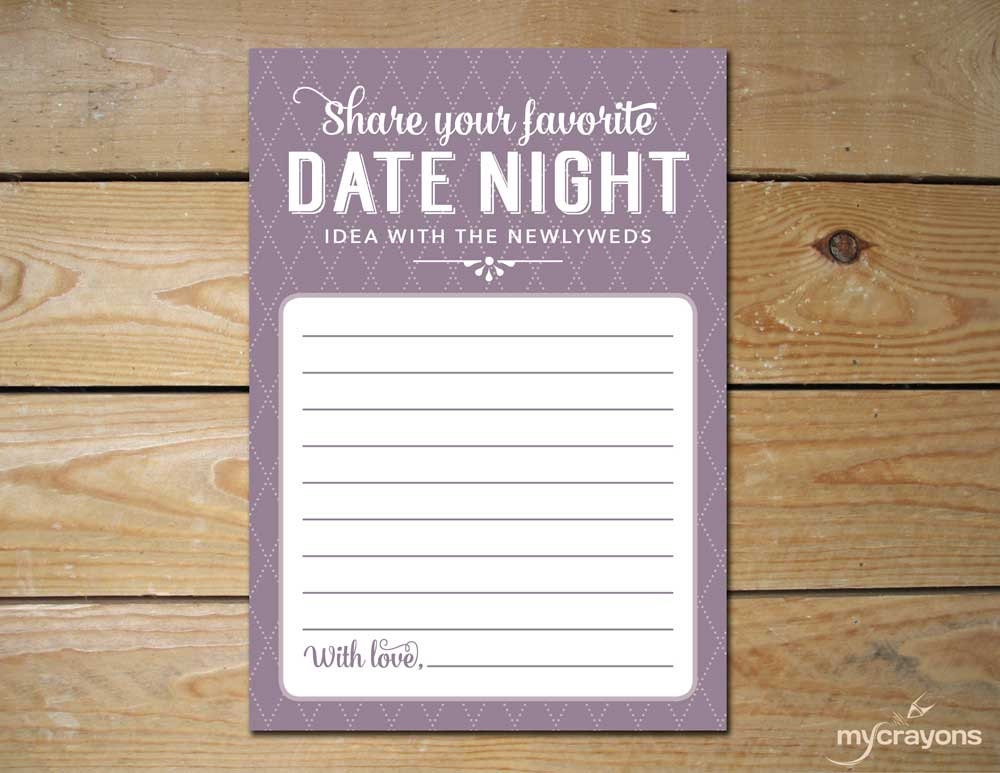 Dating invitation card Dating invitation card