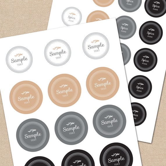 Spice Jar Labels (Free Printable) from Somewhat Simple