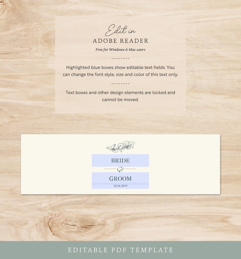 Soap Labels Template Soap Wedding Favors Fall Wedding - Etsy