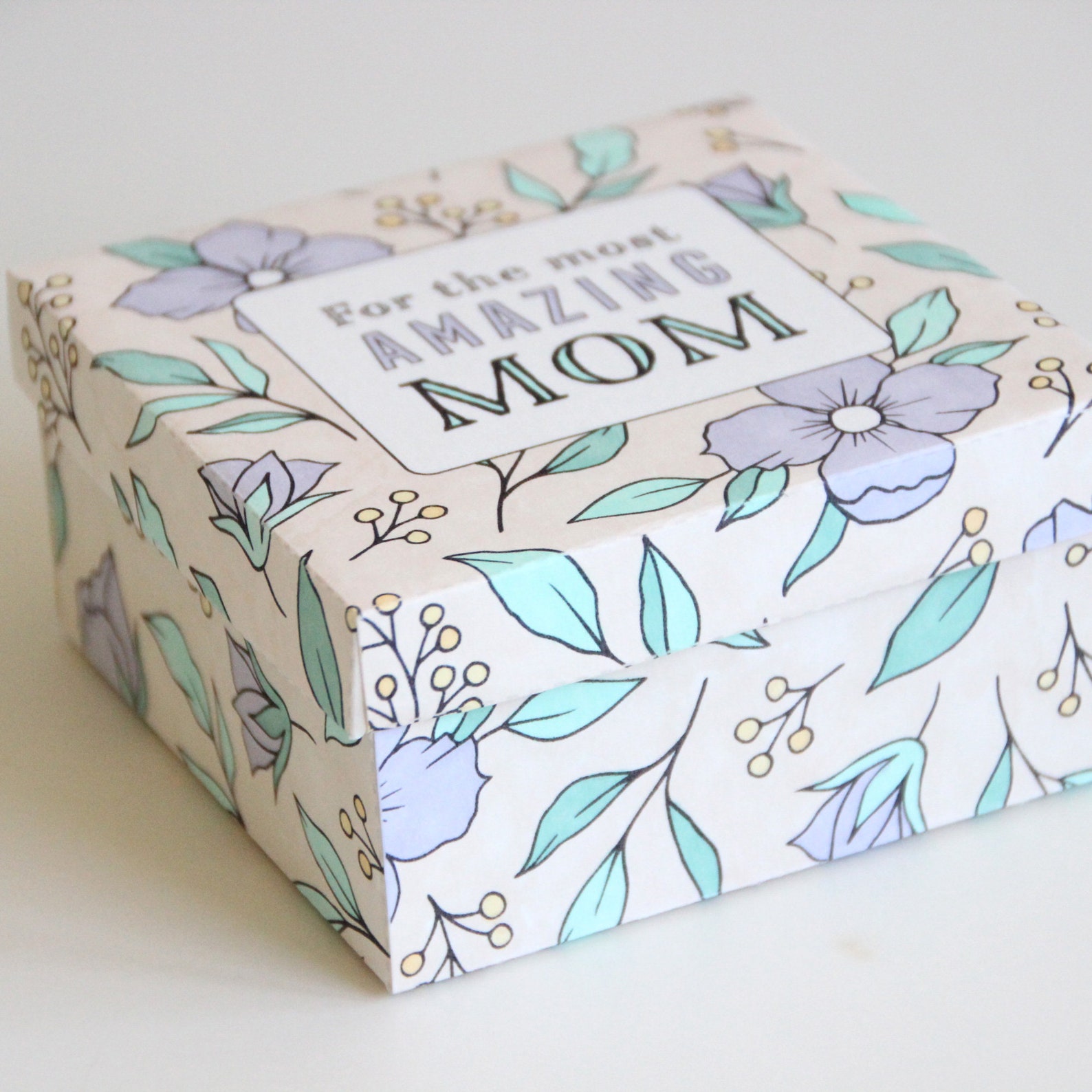 DIY Mother's Day Gift Box Printable Mothers Day Crafts Etsy