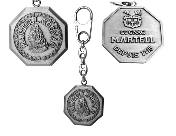 Vintage Cognac Martell Keychain