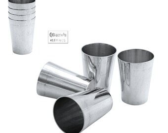 A Set of 4 German .800 Silver Shot Cups.