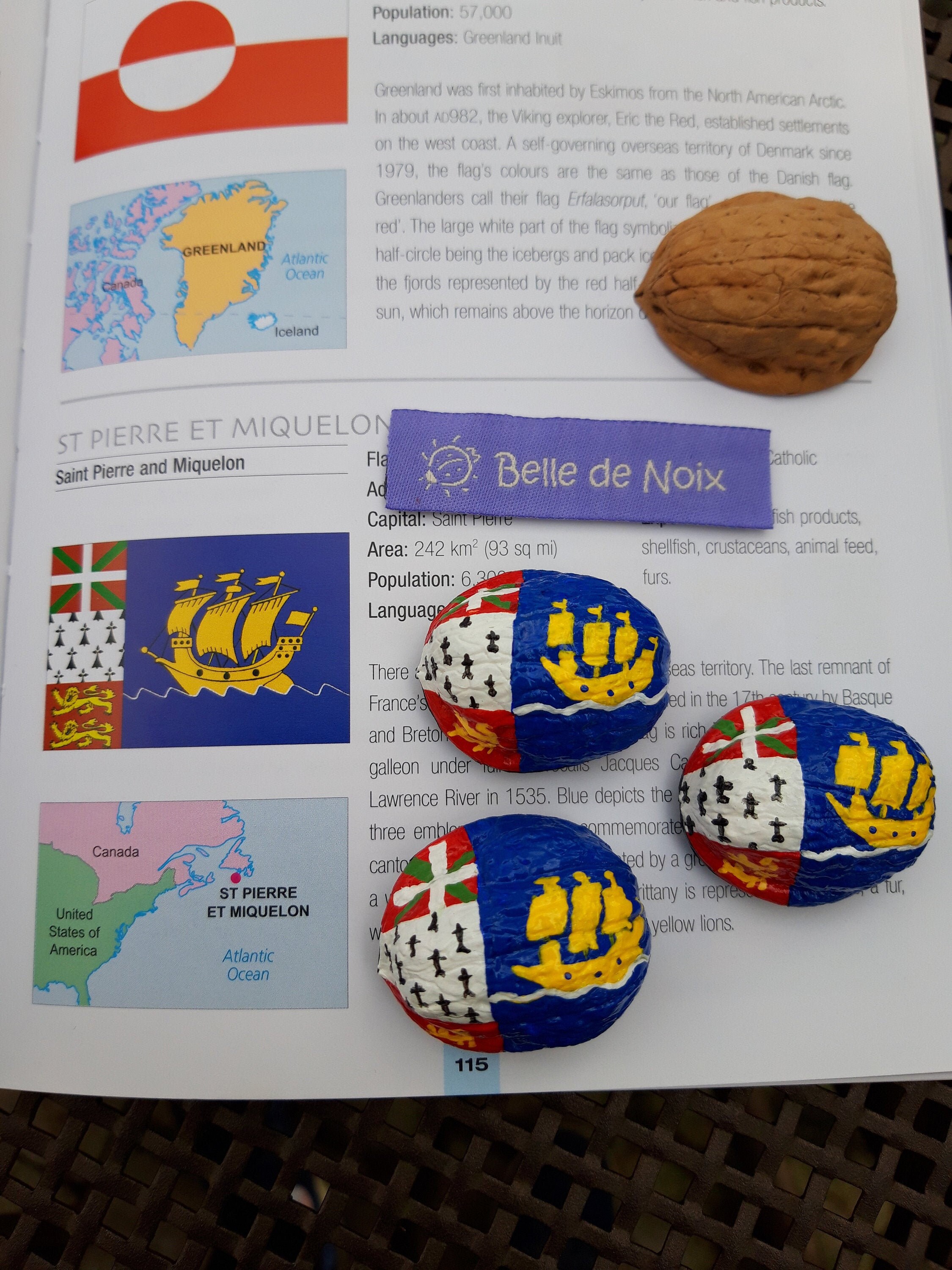 Drapeau-Magnet Saint Pierre et Miquelon