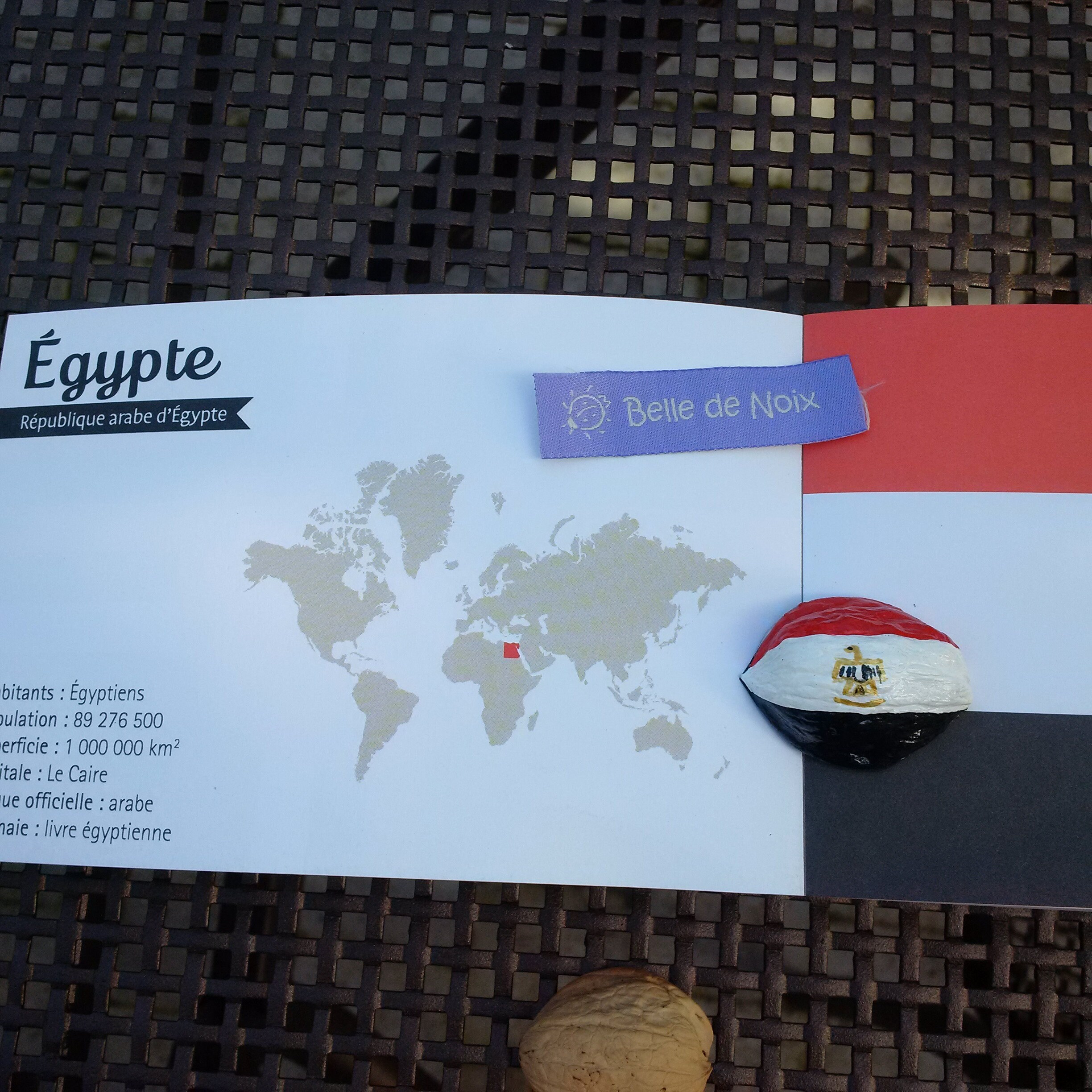 Drapeau-Magnet Egypte