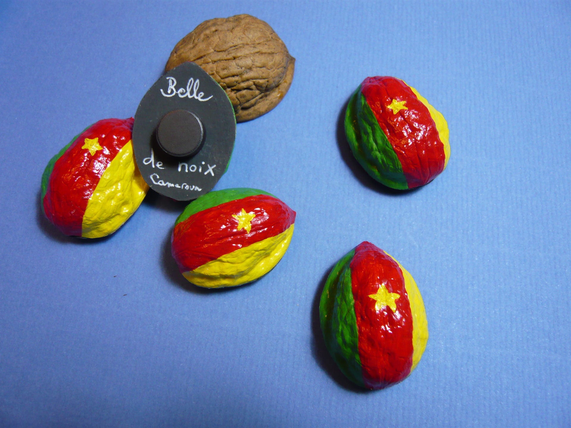 Drapeau-Magnet Cameroun