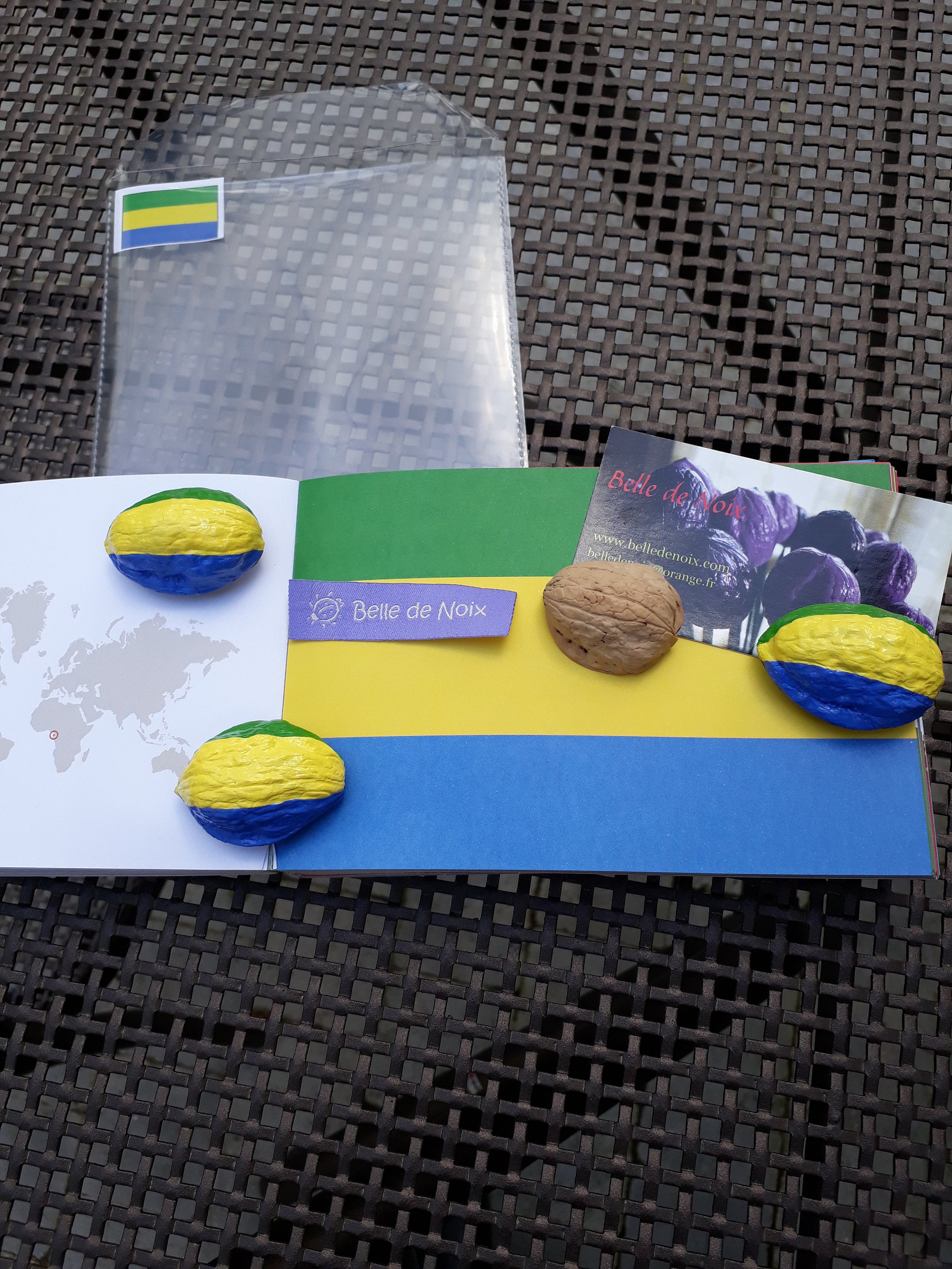 Drapeau-Magnet Gabon