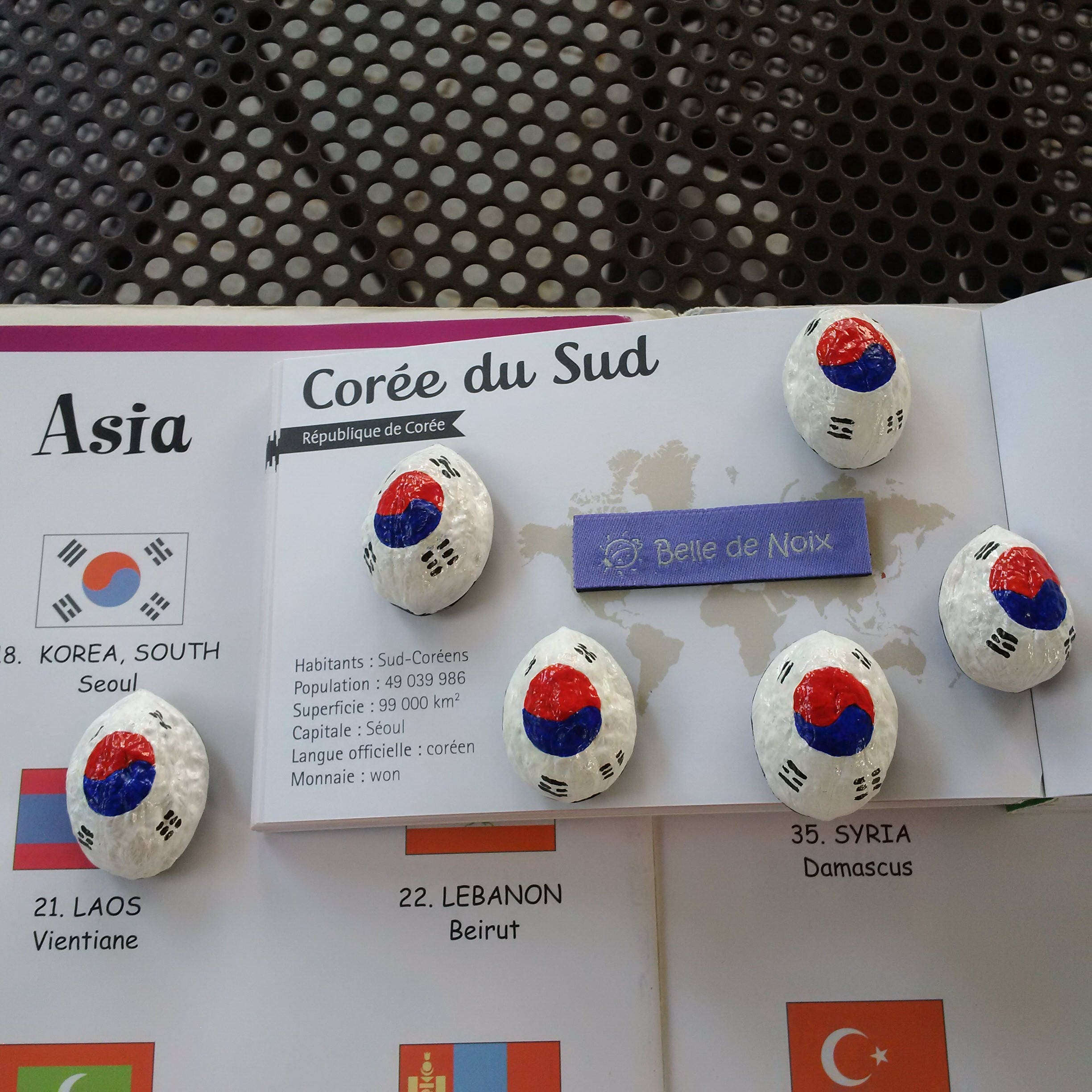 Drapeau-Magnet Corée Du Sud