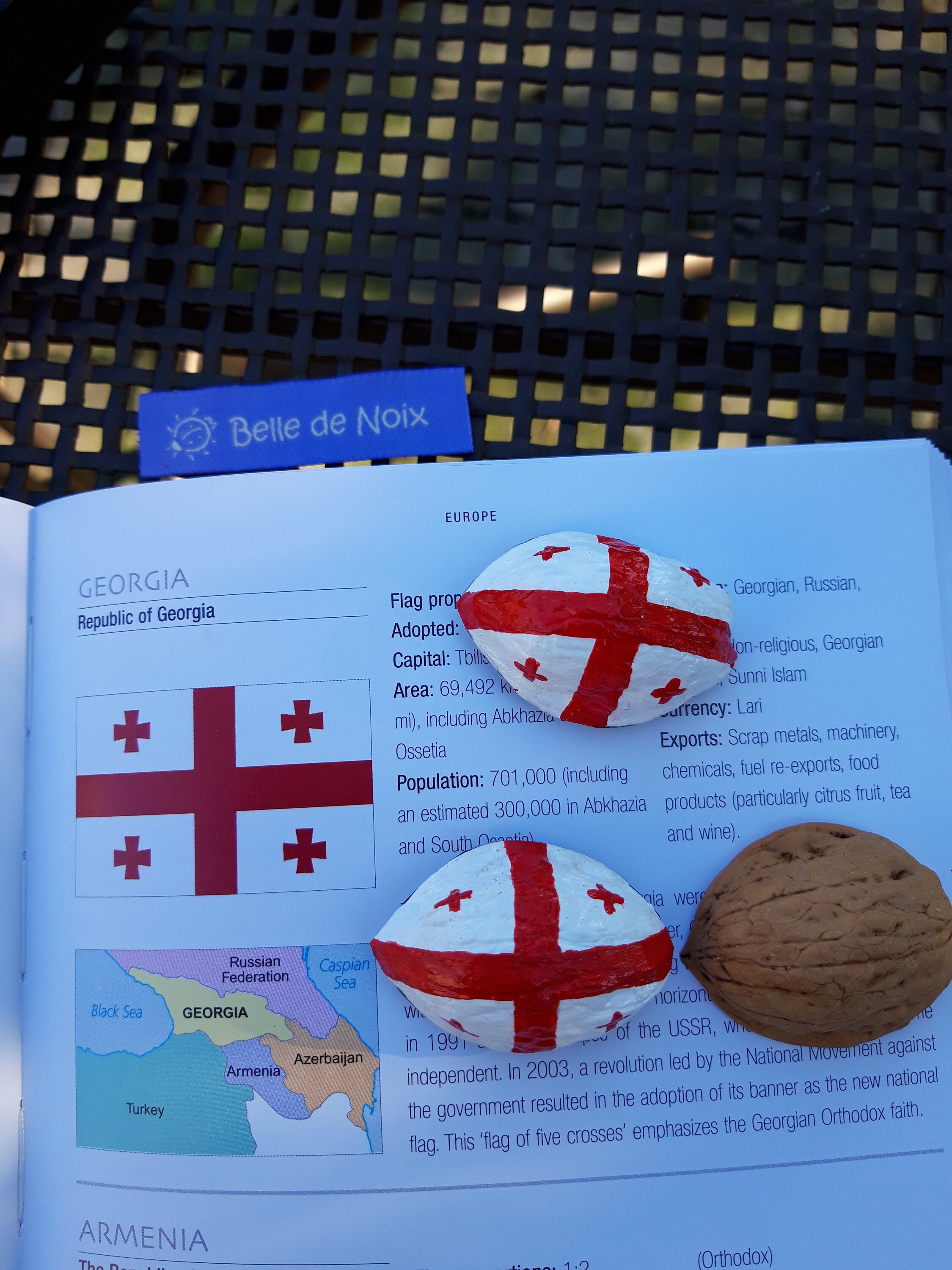 Drapeau-Magnet Géorgie