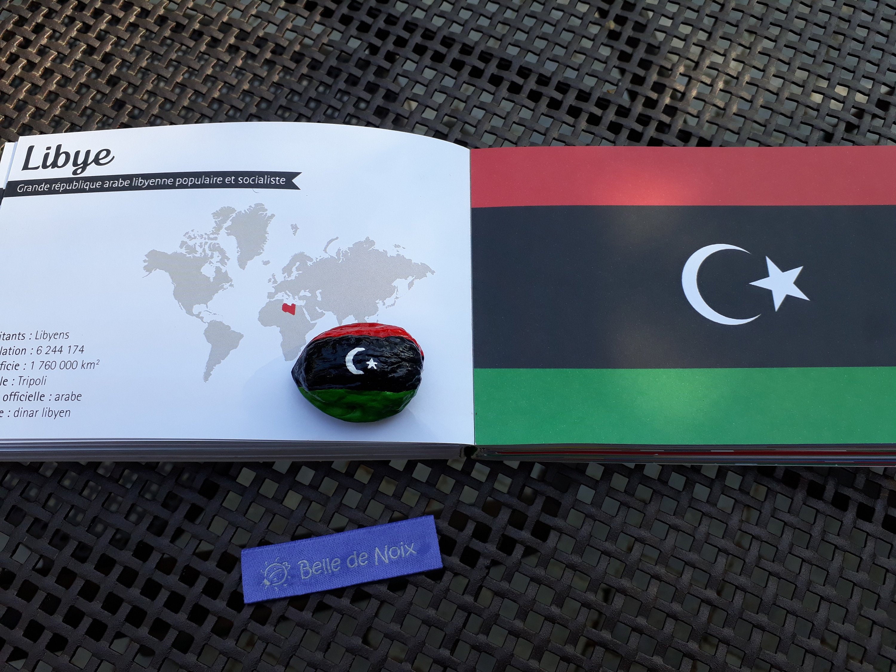 Drapeau Magnet Libye