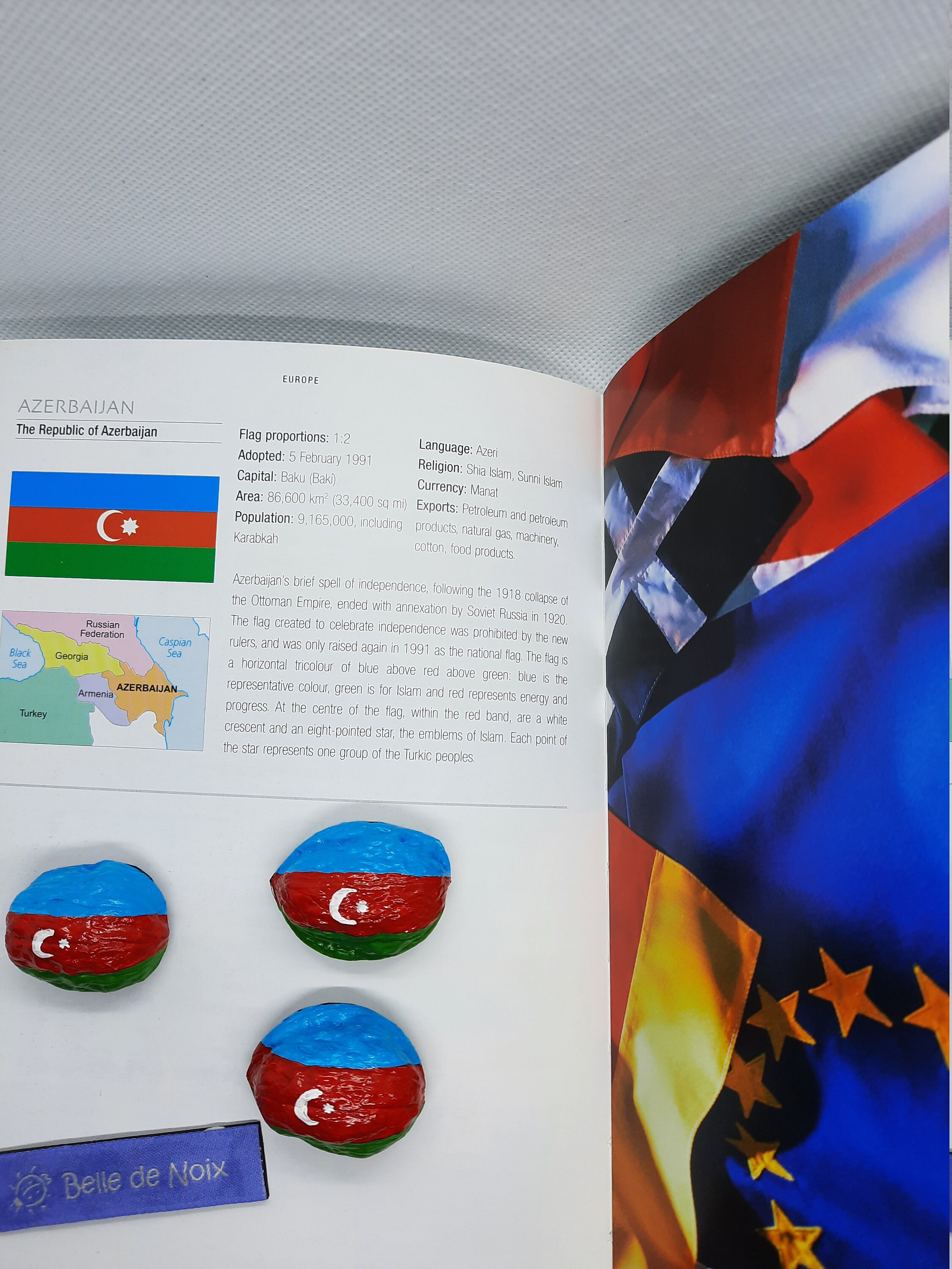 Drapeau-Magnet Azerbaïdjan