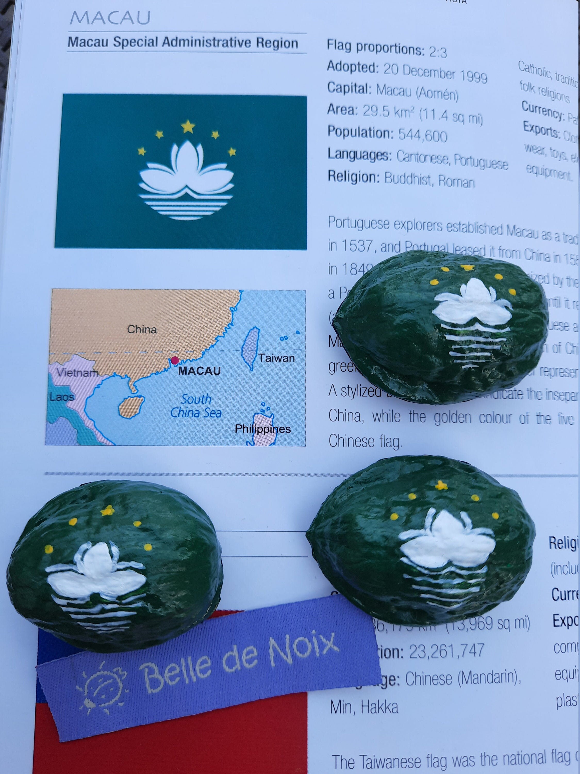 Drapeau Magnet Macau