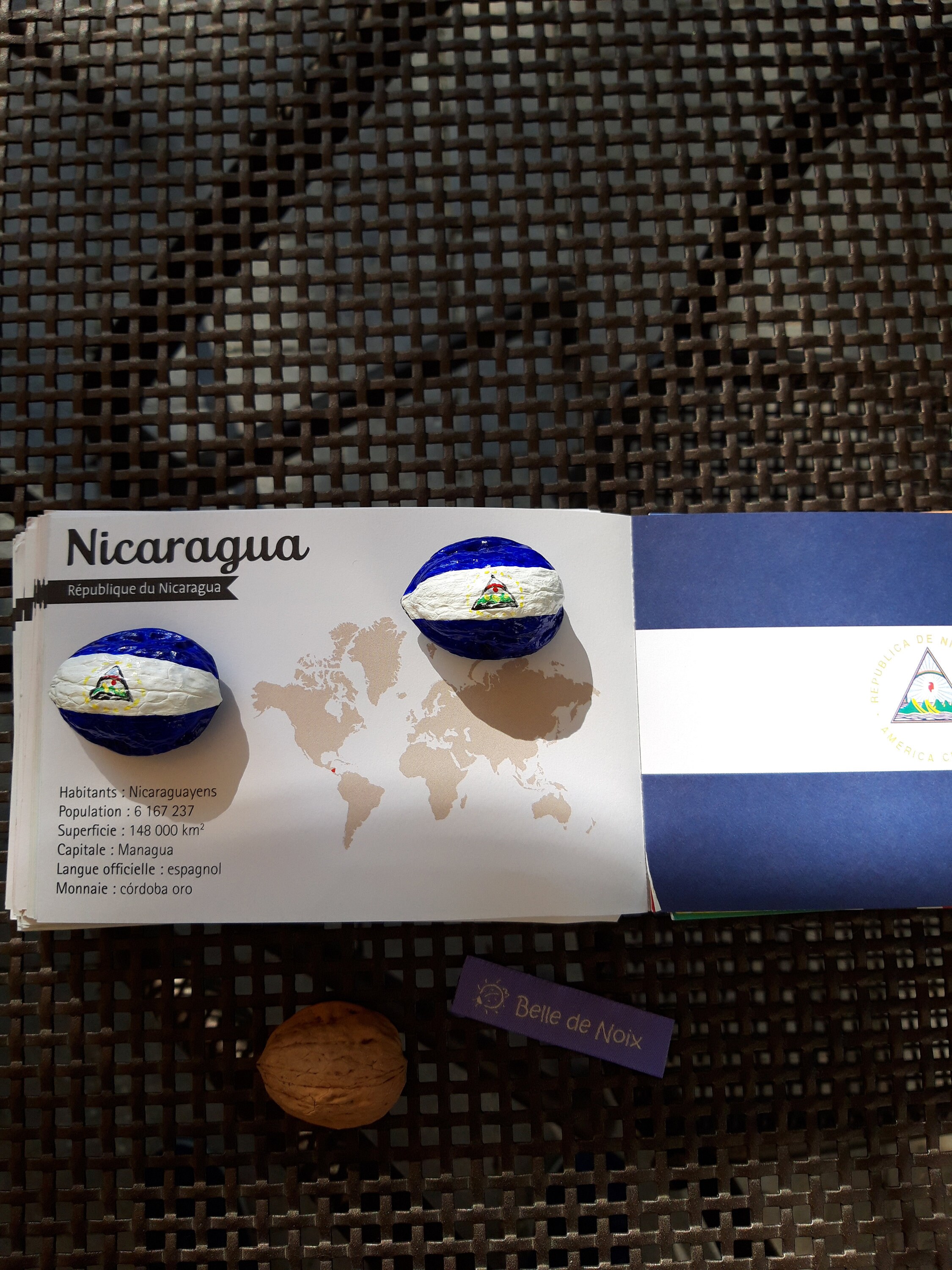 Drapeau-Magnet Nicaragua