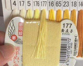Japanese Silk thread for hand sewing  / 40 meters : color number 177