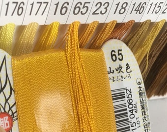 Japanese Silk thread for hand sewing  / 40 meters : color number 65