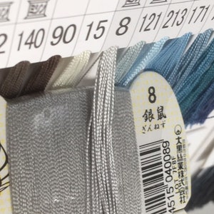 Japanese Silk thread for hand sewing  / 40 meters : color number 8