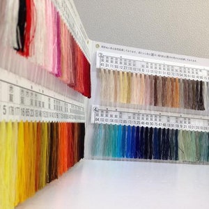 May include: A color chart with rows of thread samples in various colors. The chart is labeled with numbers and includes the text "4 17 5 176 17 16 6 5 2 3 1 8 1 5 2 8".