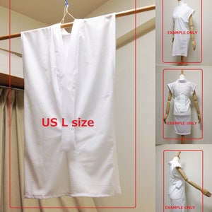 Mesh summer kimono slip with a juban collar / US Women L size , For 41.5 - 45 inches ( 105 - 115 cm ) hips women