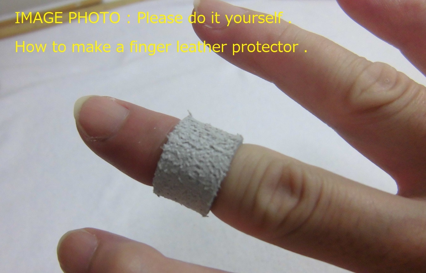 Leder Finger Protektor für die Herstellung Ihrer eigenen Etsy