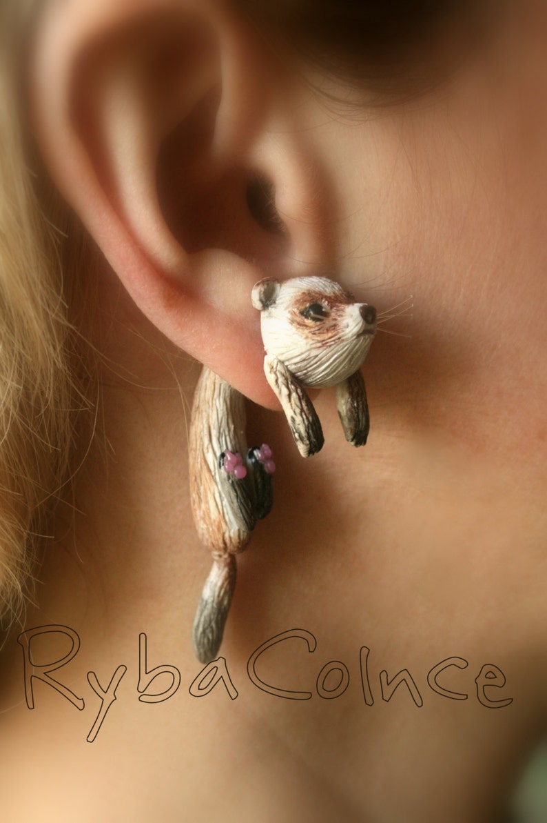Fake ear gauges Faux gauge/Gauge earrings/plug/fake piercing Etsy